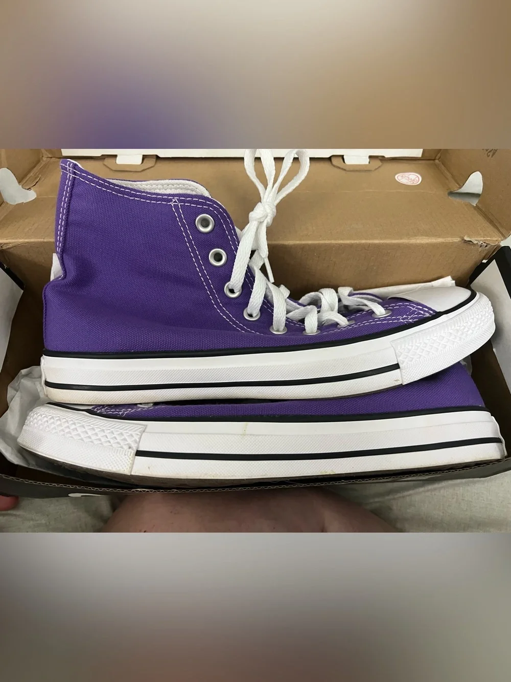 Converse Chuck Taylor All Star High-Top Sneaker - Electric Purple - Picture 4 of 9